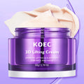 KOEC 3D Lifting Cream jar with cream texture