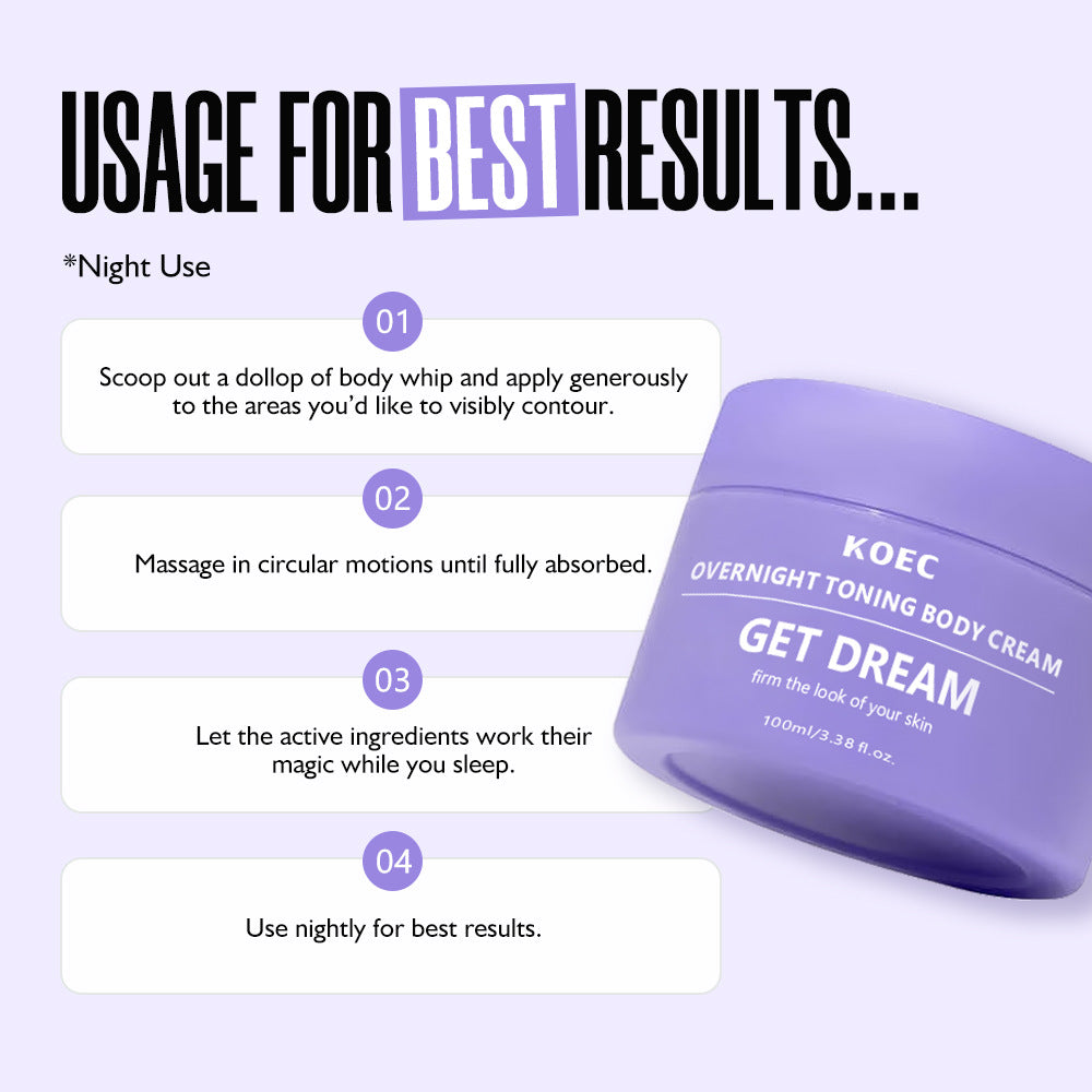 KOEC Hydrating Firming Night Body Cream